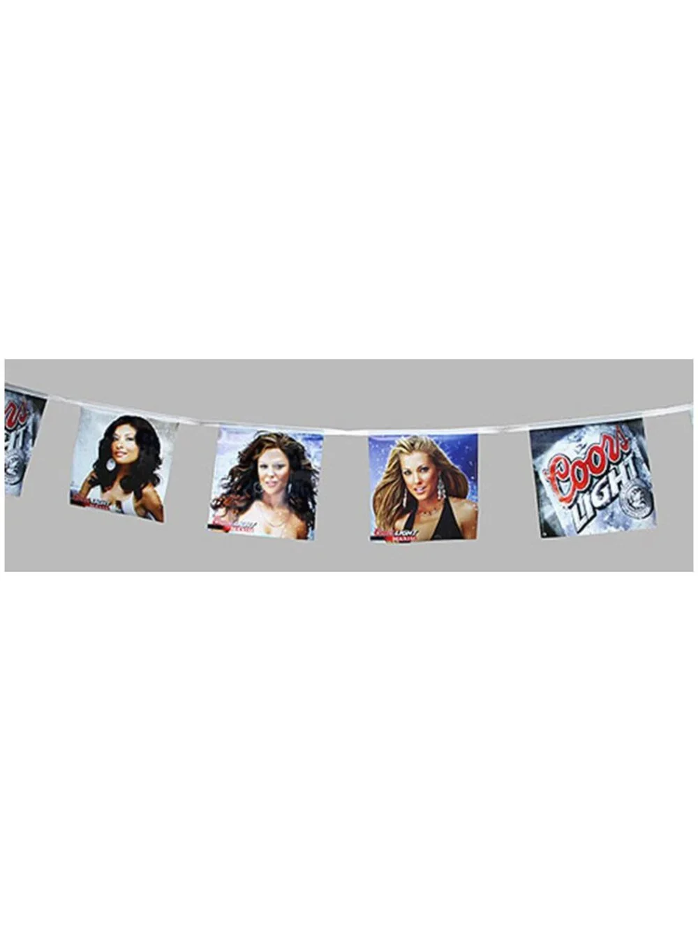 Nice COORS LIGHT Maxim Girls Flag Banner w/ beauties - 33 ft. long - NEW!! Mint!